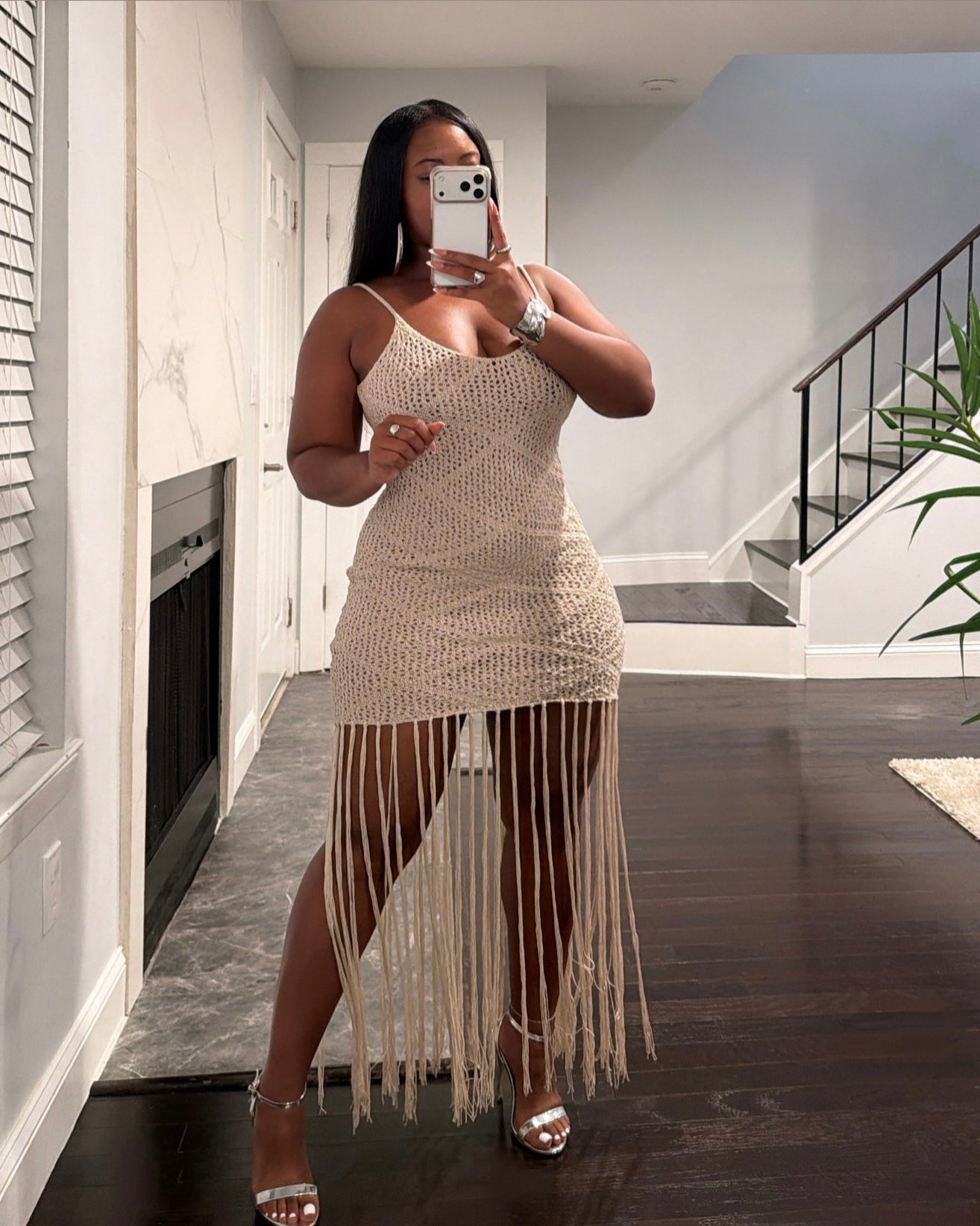 Oasis Fringe Dress