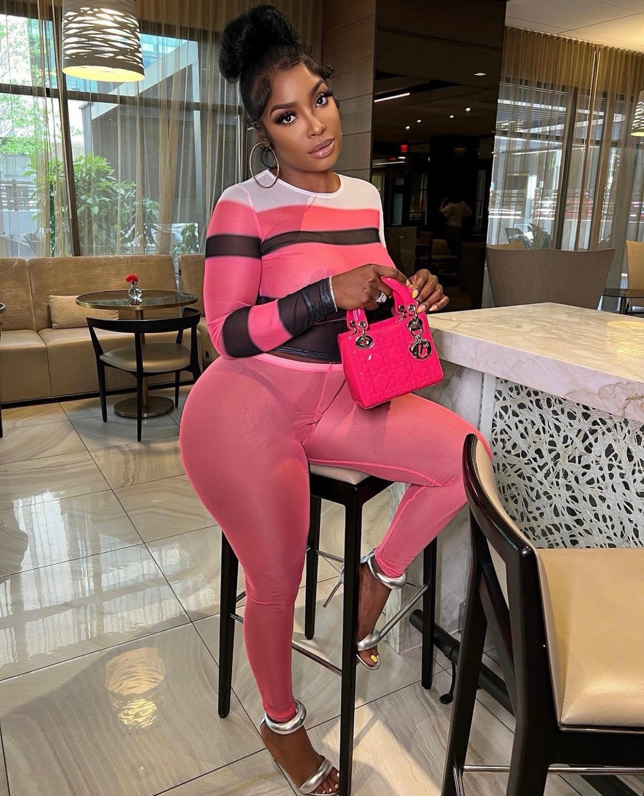 Bella Mesh Set - Pink