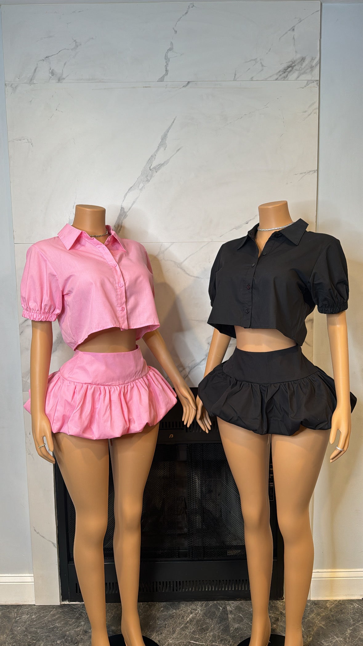 Puff Skirt Set
